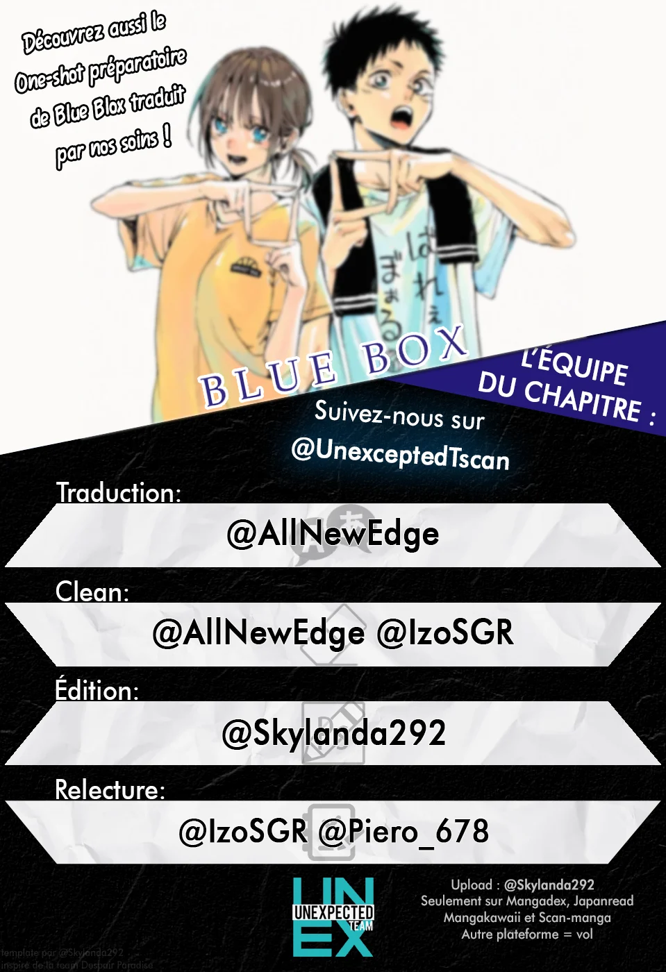 Read Blue Box VF Manga Online