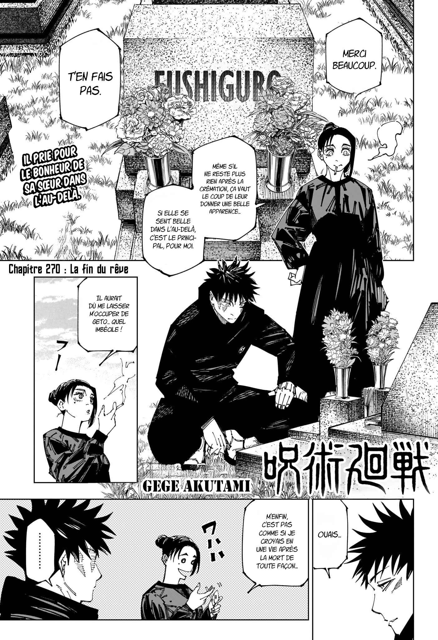 Read Jujutsu Kaisen Fr Manga Online