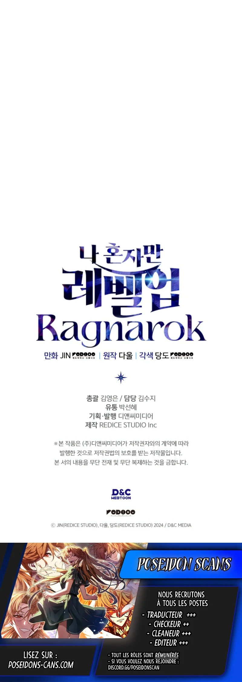 Read Solo leveling Ragnarok VF Manga Online