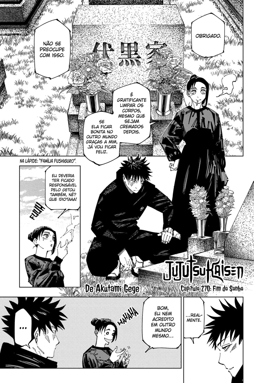 Read Jujutsu Kaisen Pt Br Manga Online
