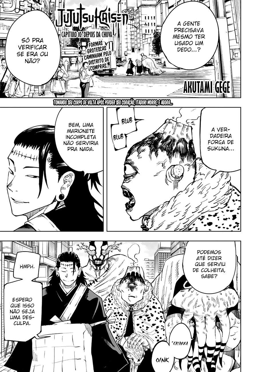 Read Jujutsu Kaisen Pt Br Manga Online