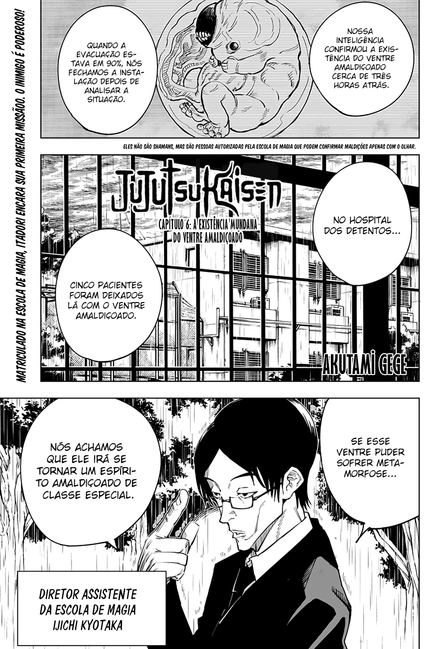 Read Jujutsu Kaisen Pt Br Manga Online