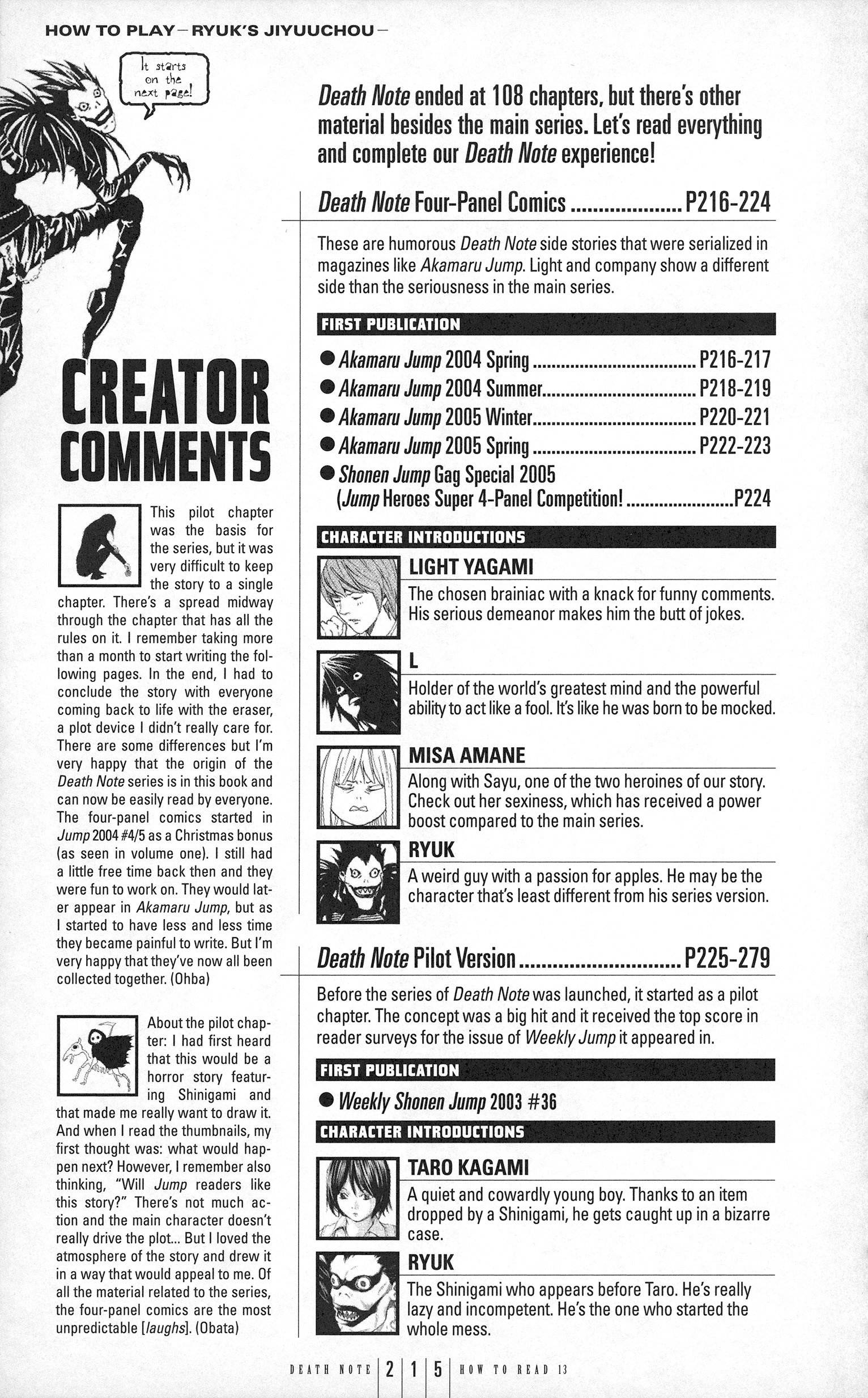 Read Death Note En Manga Online