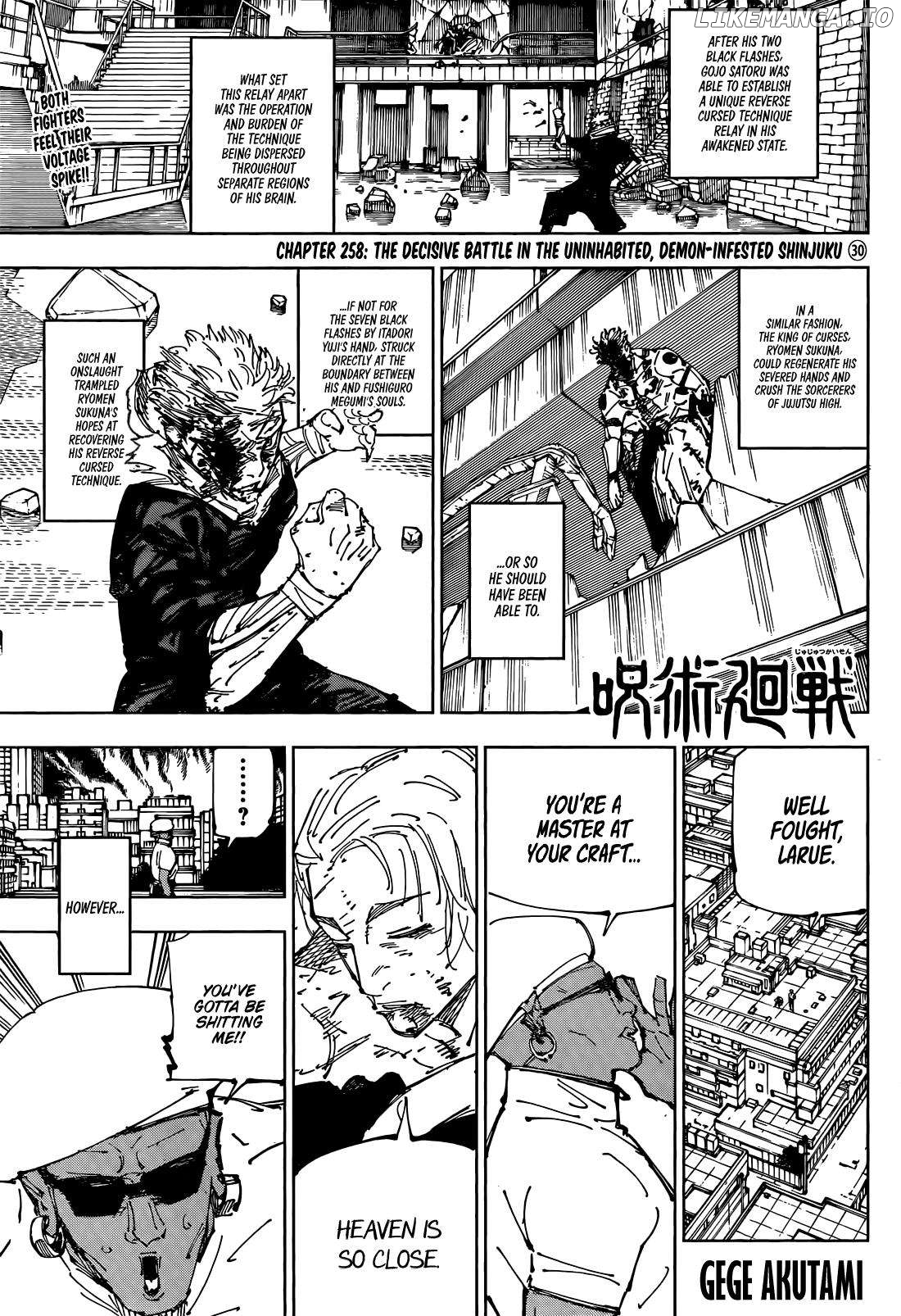 Read Jujutsu Kaisen En Manga Online