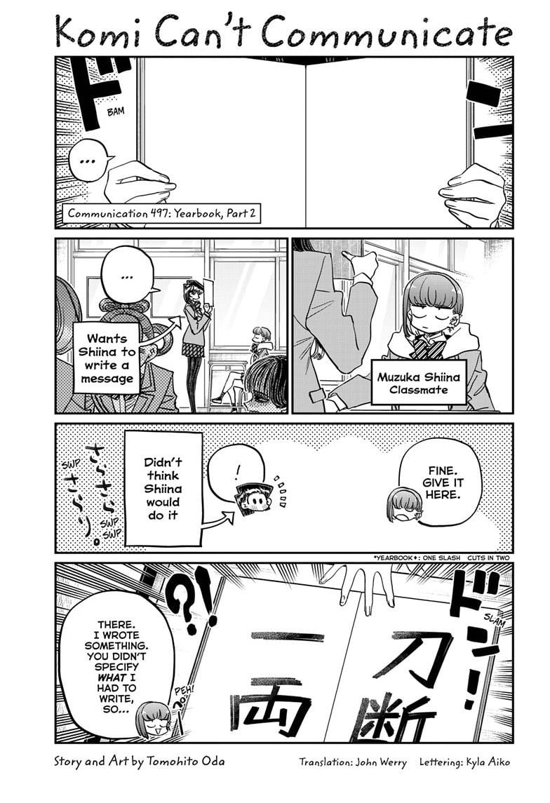 Read Komi san wa Komyushou Desu En Manga Online