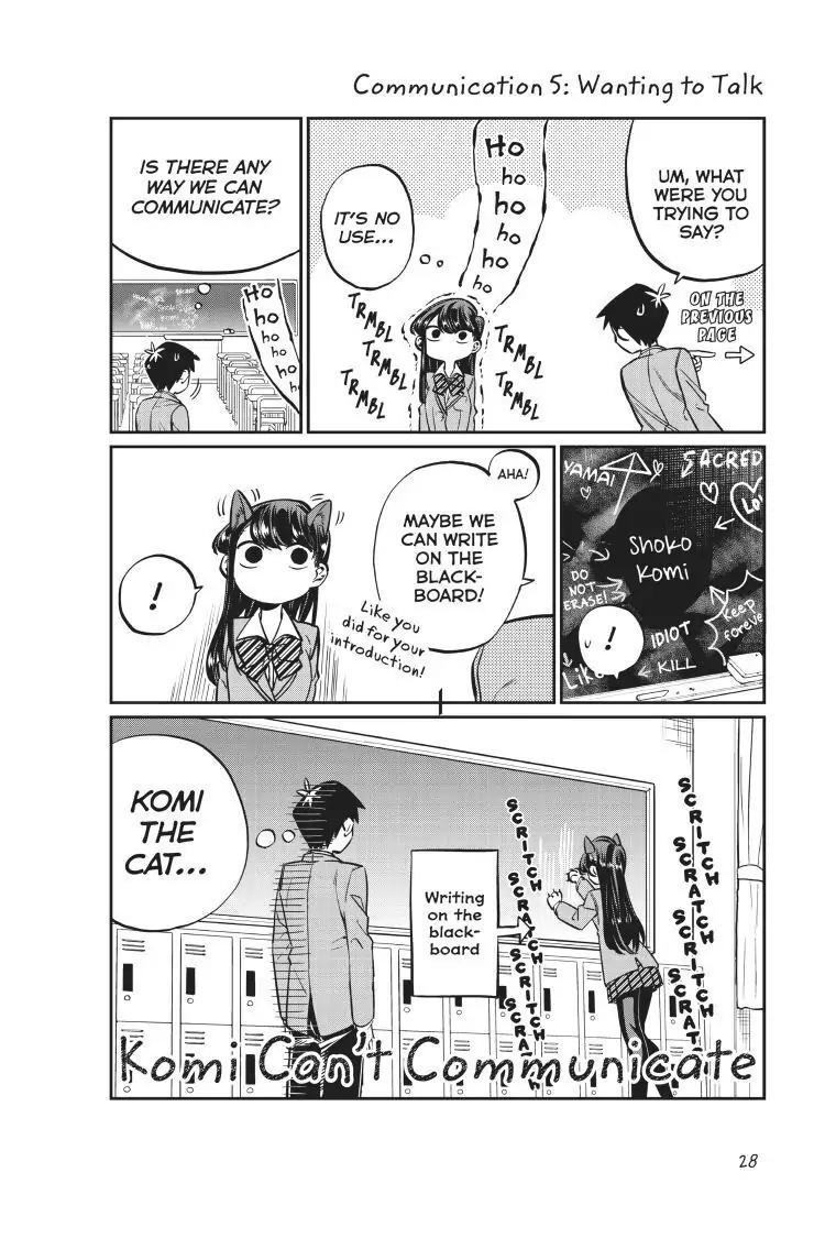 Read Komi san wa Komyushou Desu En Manga Online