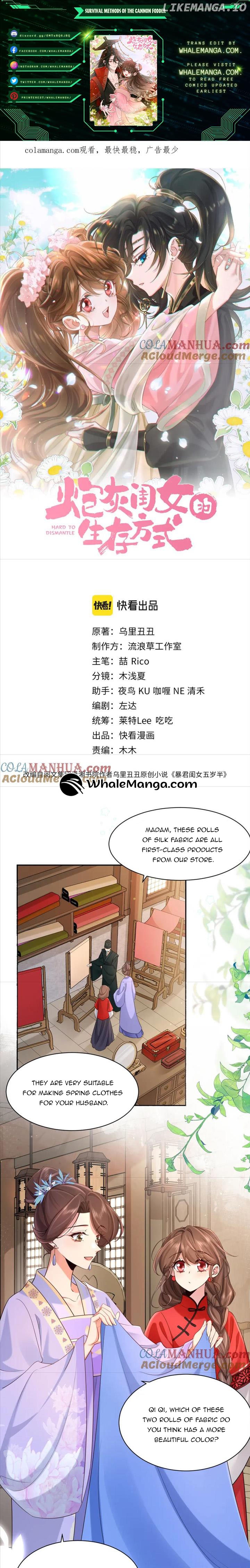 Read Survival Methods of the Cannon Fodder Daughter En Manga Online