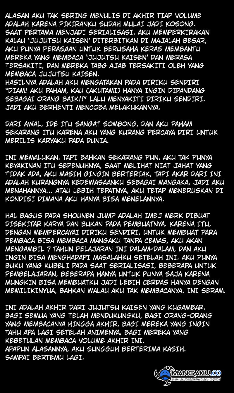 Read Jujutsu Kaisen id Manga Online