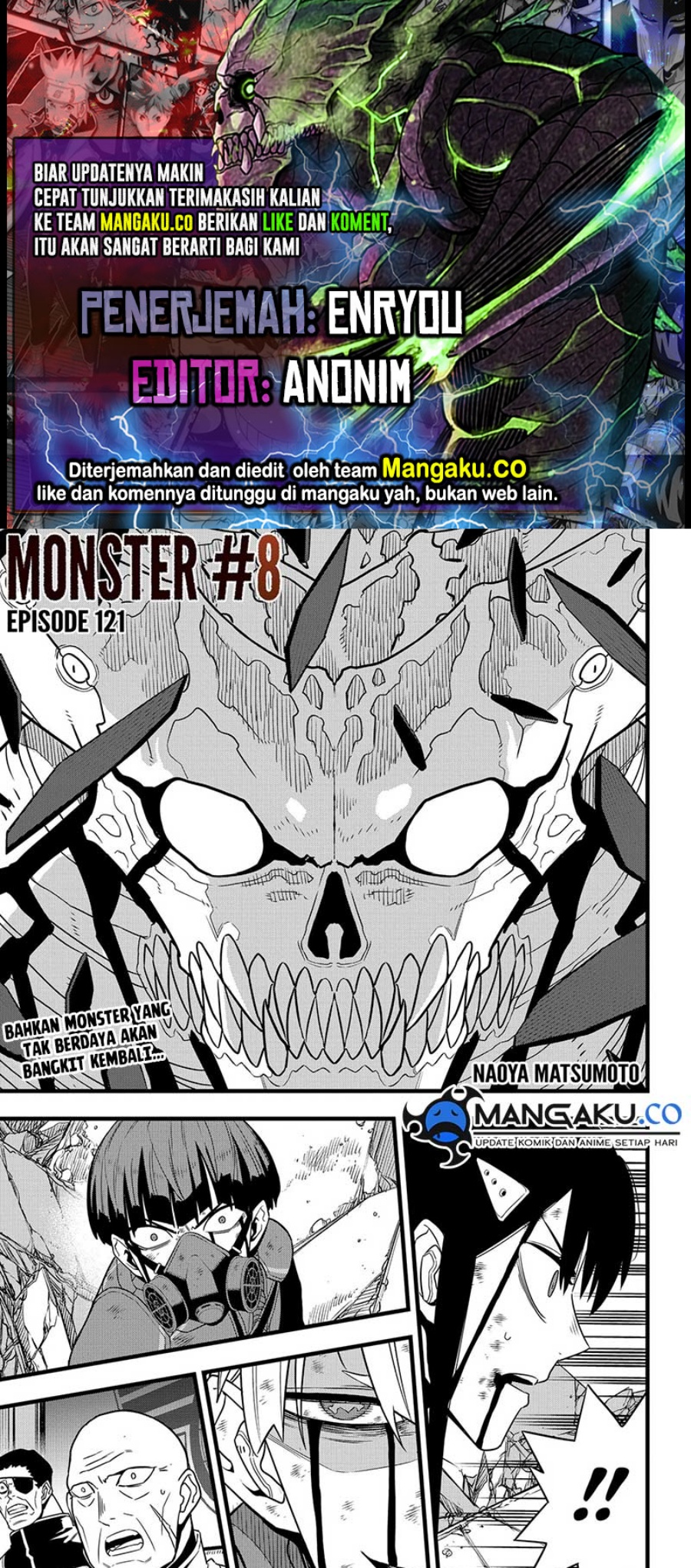 Read Kaiju No 8 id Manga Online