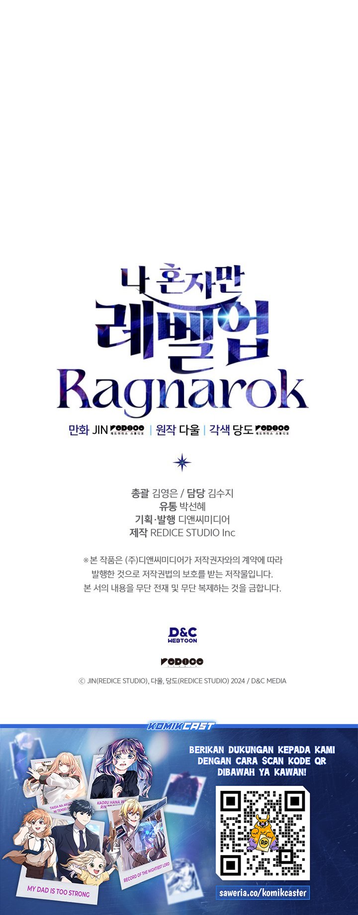 Read Solo Leveling Ragnarok id Manga Online