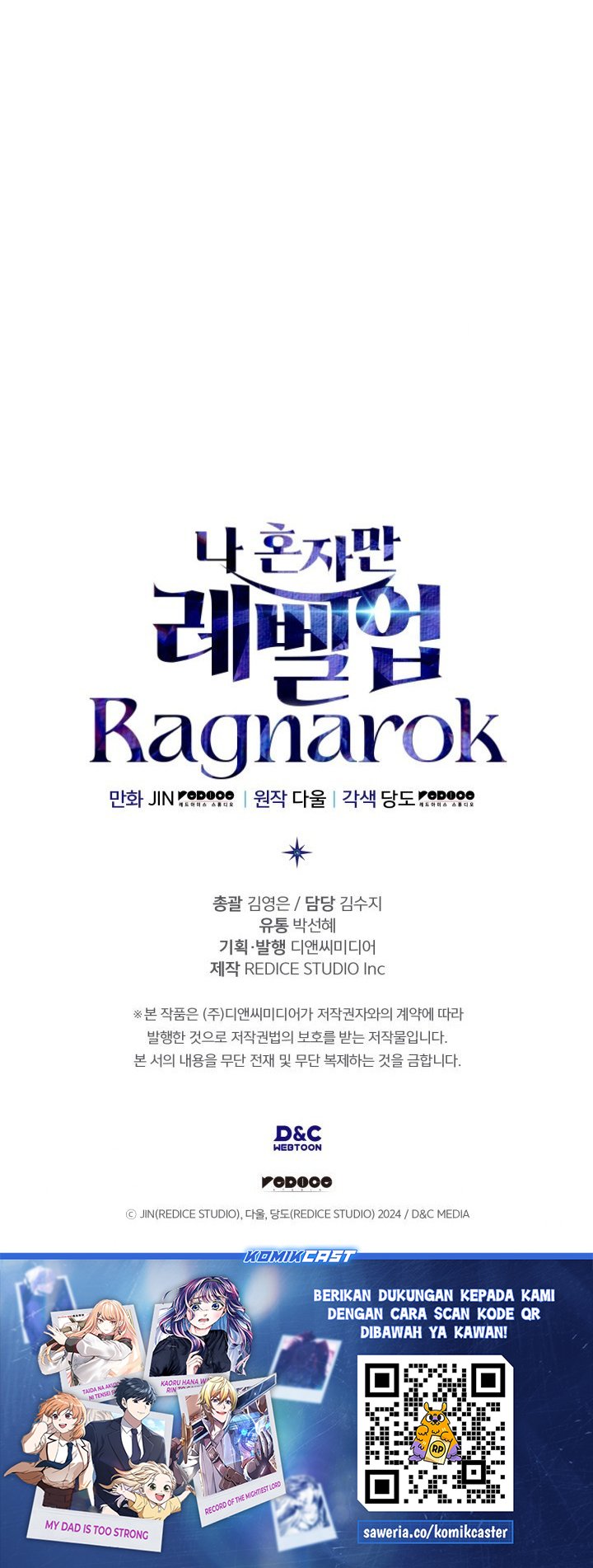 Read Solo Leveling Ragnarok id Manga Online